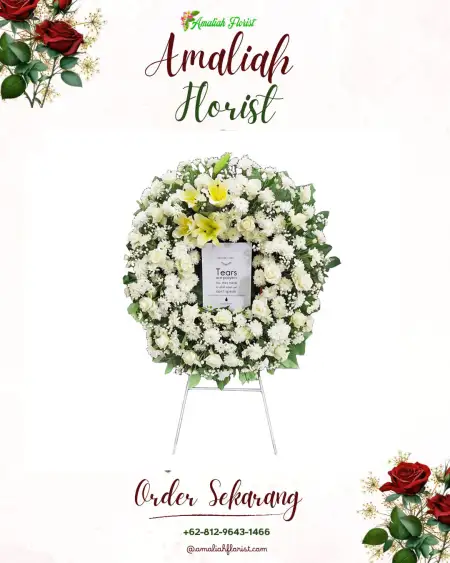 Krans Bunga Duka Kedok