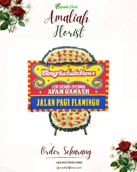 Sewa Papan Bunga Kedok